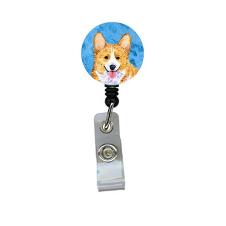 Teacher&Aposs Aid Corgi Retractable Badge Reel Or Id Holder With Clip TE2918101